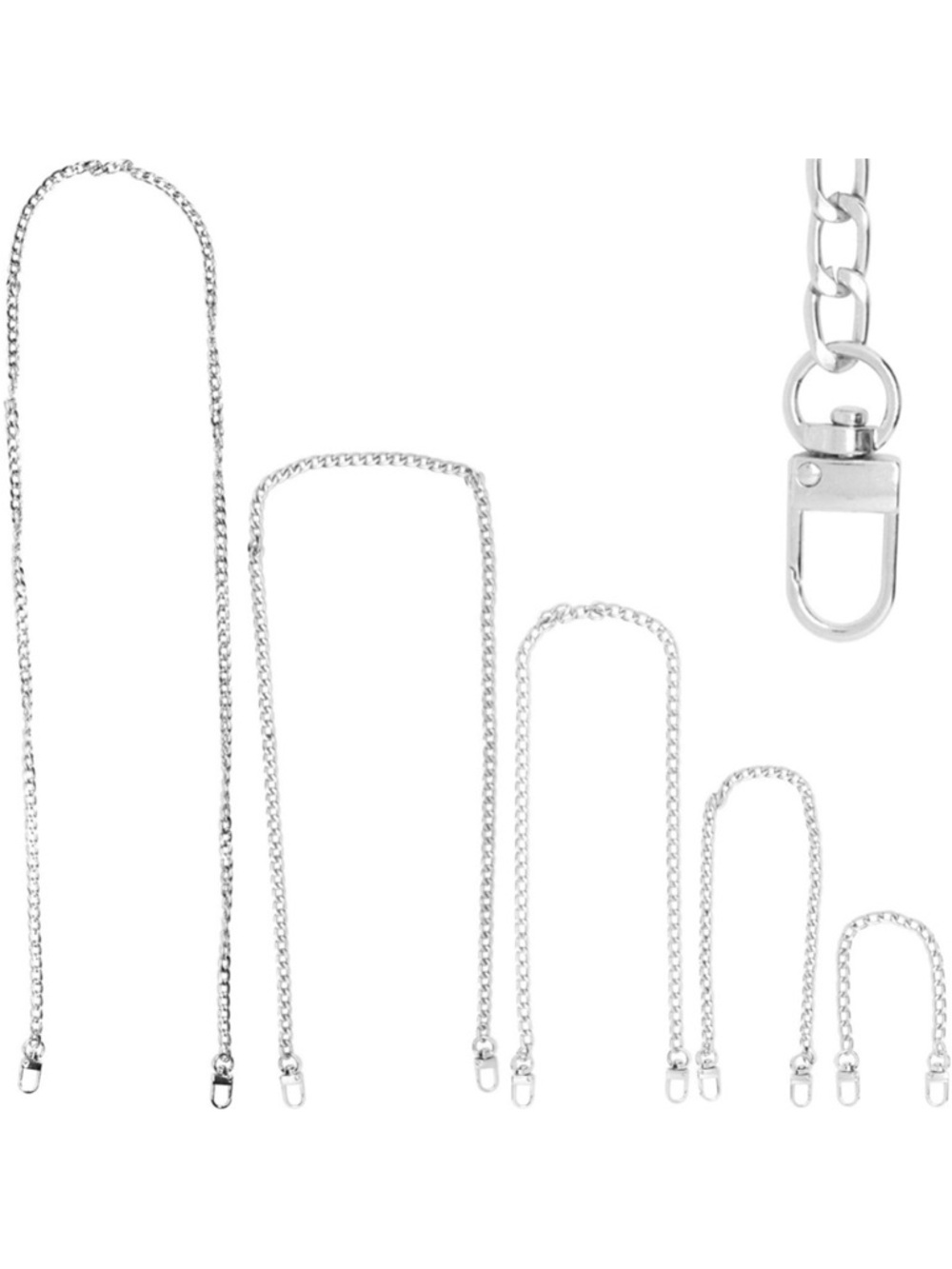 Pick 1: Silver Chain Replacement Strap New